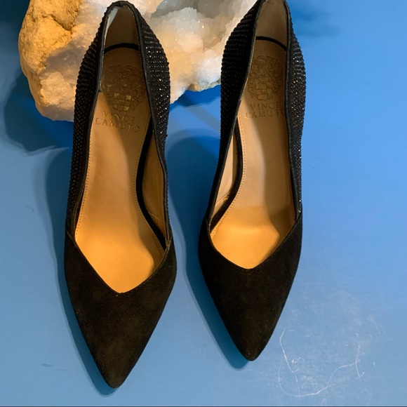 Vince Camuto classic heels with bling. - Picture 2 of 12